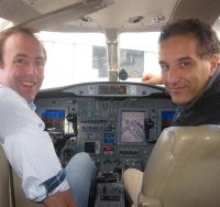 Picture of Re-equipped Citation makes first precision landing using satellite navigation