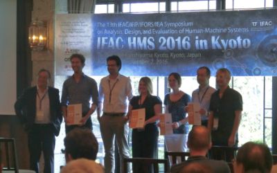 Frank Drop wins IFAC HMS Young Author Best Paper Award