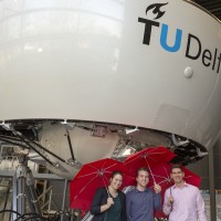 Picture of Five C&S winners in the 2017 Aerospace Engineering PhD Symposium