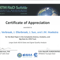 Picture of Best paper award at ATM Seminar 2017