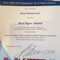 Picture of IFAC HMS 2019 Best Paper Award